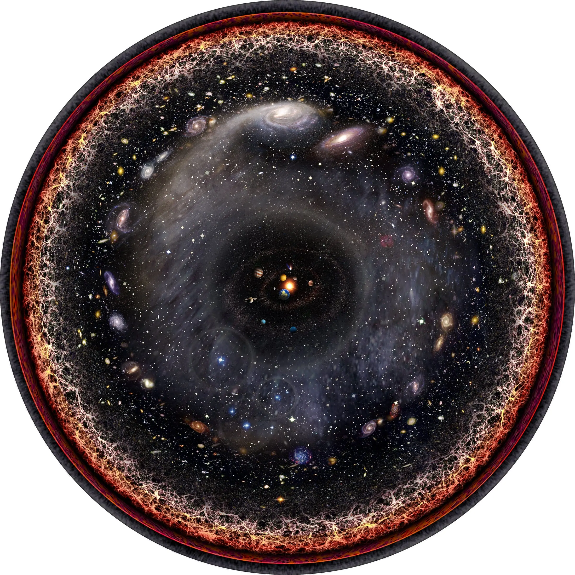 Pablo Carlos Budassi's Logarithmic Map of the Universe | Abakcus